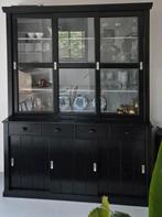 Buffetkast/Vitrinekast Woood, Ophalen, 200 cm of meer, Glas, 150 tot 200 cm