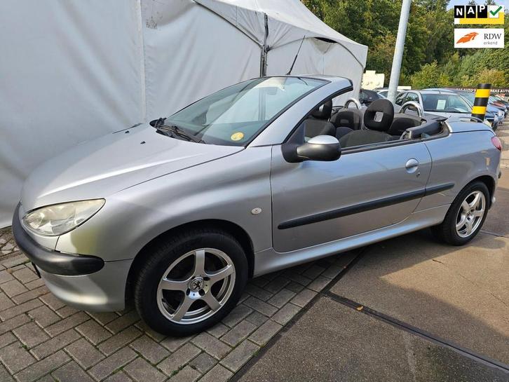 Peugeot 206 CC 1.6-16V *GEEN APK* loop/sloop/export, Auto's, Peugeot, Bedrijf, Te koop, Airbags, Centrale vergrendeling, Elektrische buitenspiegels