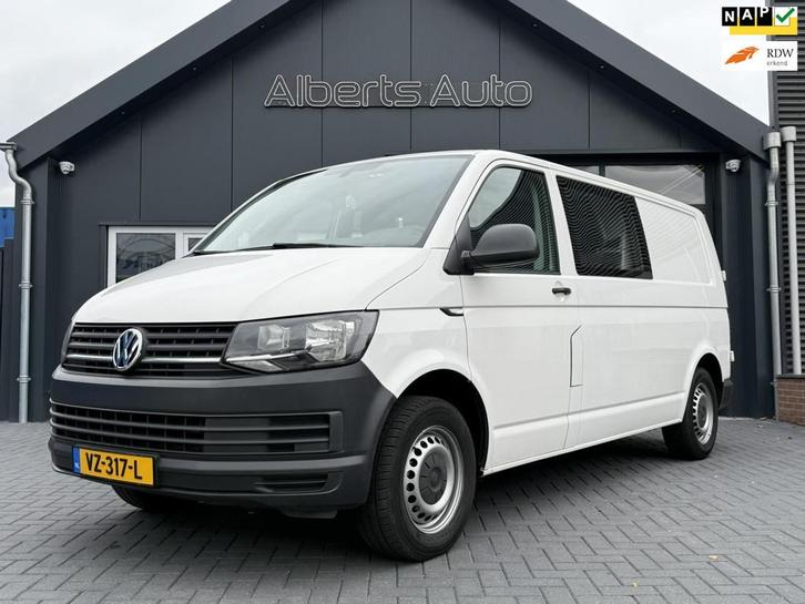 Volkswagen Transporter 2.0 TDI L2H1 DC | NAP | 1e EIGENAAR |, Auto's, Bestelauto's, Bedrijf, Te koop, ABS, Airbags, Airconditioning