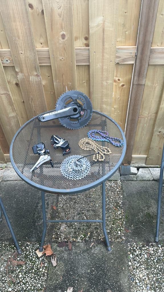 Sram Red groepset., Fietsen en Brommers, Fietsonderdelen, Zo goed als nieuw, Racefiets, Crankstel of Pedalen, Ophalen of Verzenden