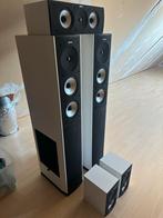 Jamo 626 HCS met Onkyo TX-SR444, Ophalen, Gebruikt, Complete surroundset, 120 watt of meer