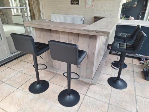 Cocktail tappas bar tuinbar steigerhout douglas buitenbar, Huis en Inrichting, Barren, Ophalen of Verzenden