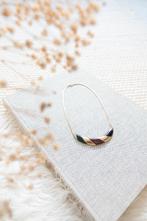 Vintage goudkleurige messing ketting, Sieraden, Tassen en Uiterlijk, Ophalen of Verzenden, Zo goed als nieuw, Goud, Overige materialen