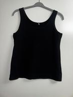 Topje xxl hemd singlet croptop zwart zwarte, Verzenden, Zwart, Maat 46/48 (XL) of groter, Zonder mouw
