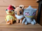 3 Pokémon knuffels, Ophalen of Verzenden, Zo goed als nieuw, Overige typen