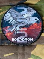 SQUADRON 322 polly grey patch(bierfles etiket), Verzamelen, Ophalen of Verzenden, Nieuw, Patch, Badge of Embleem