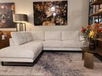 Hoekbank Brandon | Marbella taupe/wit lichtgrijs ACTIE!, 250 tot 300 cm, Hoekbank, Nieuw, Metaal
