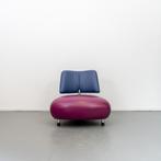 1x Leolux Pallone Fauteuil Roze/Paars/Blauw - Chroom, Huis en Inrichting, 75 tot 100 cm, Ophalen of Verzenden, Zo goed als nieuw