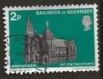Guernsey 34, kerk, Verzenden, Gestempeld