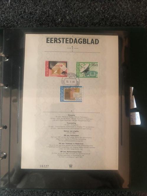 Nederlands eerste dagbladen album 1981-1984, Postzegels en Munten, Postzegels | Volle albums en Verzamelingen, Nederland, Ophalen of Verzenden