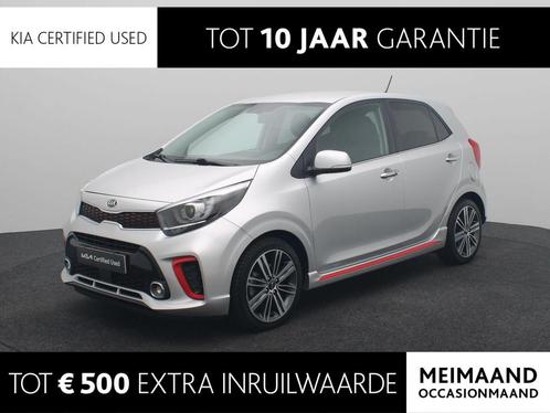 Kia Picanto 1.2 CVVT GT-Line Leder | Camera | Navi | Clima |, Auto's, Kia, Bedrijf, Te koop, Picanto, ABS, Airconditioning, Alarm