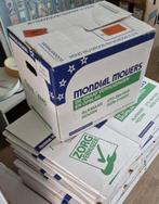 Verhuisdozen 1,50 per stuk, Doe-het-zelf en Verbouw, Kratten en Dozen, Doos, Ophalen of Verzenden, Zo goed als nieuw, Minder dan 40 cm