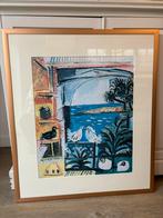 Pablo picasso - côte d’Azur 1961 kunstprint, Ophalen of Verzenden