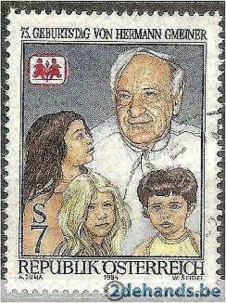 Oostenrijk 1994 - Yvert 1958 - Hermann Gmeiner (ST), Postzegels en Munten, Postzegels | Europa | Oostenrijk, Verzenden