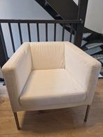 fauteuil wit, Ophalen, Gebruikt, Minder dan 75 cm, Stof