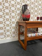 Dyrlund teakhouten salontafel met lade, Ophalen, Gebruikt, 50 tot 100 cm, 50 tot 75 cm