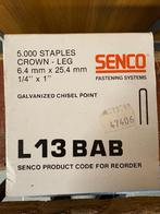 20.000st. Senco nieten L13BAB  6,4 * 25,4 mm, Doe-het-zelf en Verbouw, Gereedschap | Handgereedschap, Ophalen, Nieuw