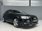 Audi A3 Sportback 2.0 TFSI S-Line Nwe Motor|Automaat|200pk|C, Gebruikt, 4 cilinders, Leder en Stof, Zwart