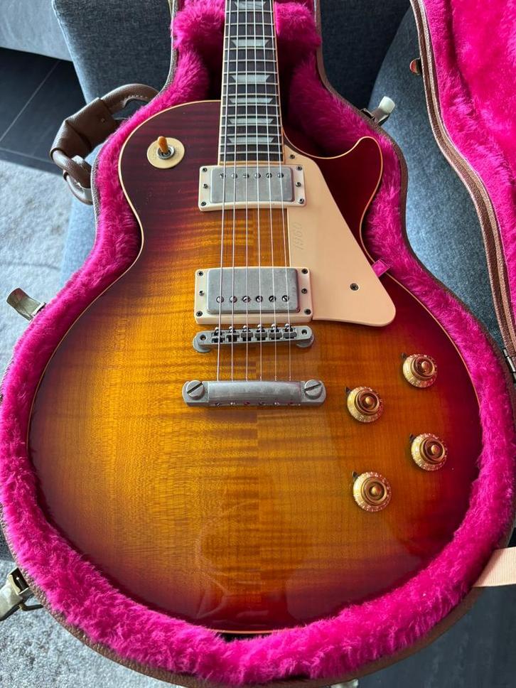 Gibson Les Paul Standard 50s P-90 + 1992 Vintage PU's, Muziek en Instrumenten, Snaarinstrumenten | Gitaren | Elektrisch, Zo goed als nieuw