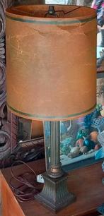 Antieke bronzen tafellamp schemerlamp, Huis en Inrichting, Ophalen of Verzenden, Zo goed als nieuw