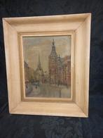 Schilderij leidseplein amsterdam, Antiek en Kunst, Kunst | Schilderijen | Klassiek, Ophalen of Verzenden