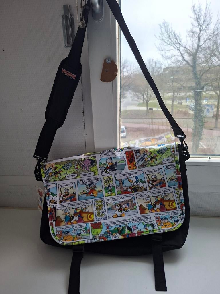 Donald Duck Schoudertas - Stripdesign, Ophalen of Verzenden, Nieuw, Zwart, Overige merken