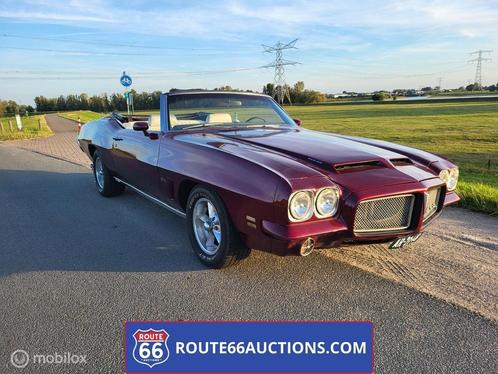 Pontiac LeMans GTO | Route 66 auctions, Auto's, Oldtimers, Bedrijf, Te koop, Open dak, Pontiac, Benzine, Cabriolet, Automaat, Rood