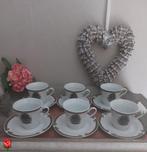 12 Kop & schotels met kerstboom AM/63 Amsterdam, Diversen, Kerst, Ophalen of Verzenden, Zo goed als nieuw