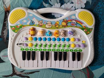 Kinder piano/ keyboard met dierengeluiden 