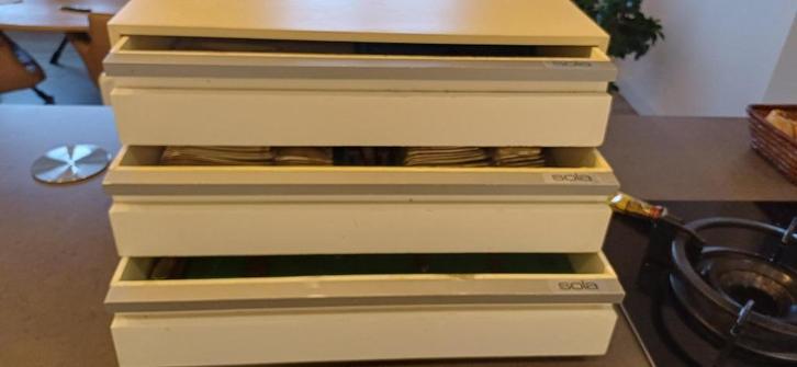 bestek cassette verzilverd sola, Antiek en Kunst, Antiek | Bestek, Ophalen