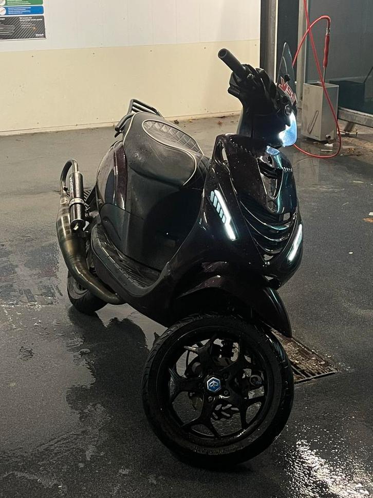 custom kappenset en sp vork 1:1, Fietsen en Brommers, Scooters | Piaggio, Zo goed als nieuw, Zip, Benzine, Ophalen