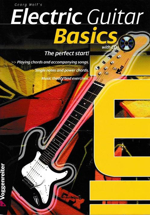 Electric Guitar Basics The perfect start met CD ( 6341 ), Muziek en Instrumenten, Bladmuziek, Zo goed als nieuw, Les of Cursus