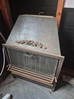 Open haard, Ophalen, Gebruikt, Vrijstaande haard, Houthaard