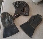 Vliegeniersmuts en handschoenen leer, Ophalen of Verzenden, Landmacht, Nederland