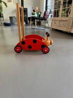 Houten loopwagen lieveheersbeestje, Kinderen en Baby's, Speelgoed | Houten speelgoed, Ophalen, Zo goed als nieuw