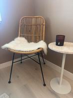 Rieten stoel, Huis en Inrichting, Stoelen, Ophalen, Zo goed als nieuw, Bruin, Eén