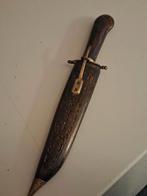 Antieke mes  met schede, Antiek en Kunst, Ophalen of Verzenden