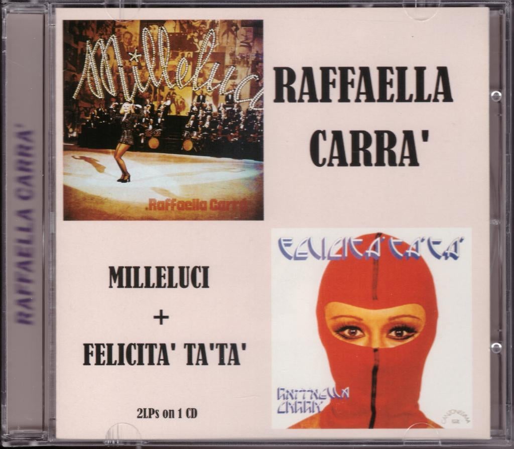 Raffaella Carrà CD Milleluci / Felicita' Ta' Ta', Cd's en Dvd's, Verzenden, Zo goed als nieuw