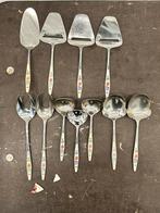 Boerenbont Bestekset - Kaasschaaf, Taartschep, Lepels, Ophalen of Verzenden