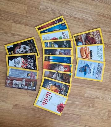Serie  tijdschriften National Geographic beschikbaar voor biedingen