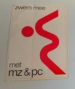 Sticker zwem mee met MZ & PC, Ophalen of Verzenden, Nieuw, Sport