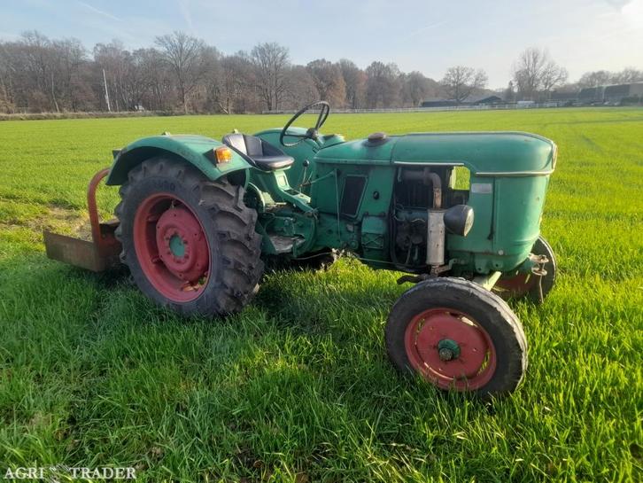 Deutz D30 tractor met grondbak oldtimer, Zakelijke goederen, Agrarisch | Tractoren, tot 2500, Deutz - Fahr, tot 80 Pk, Gebruikt