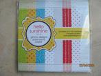NIEUWSTAAT papier GINA K Designs luxury paper HELLO SUNSHINE, Ophalen of Verzenden, Nieuw