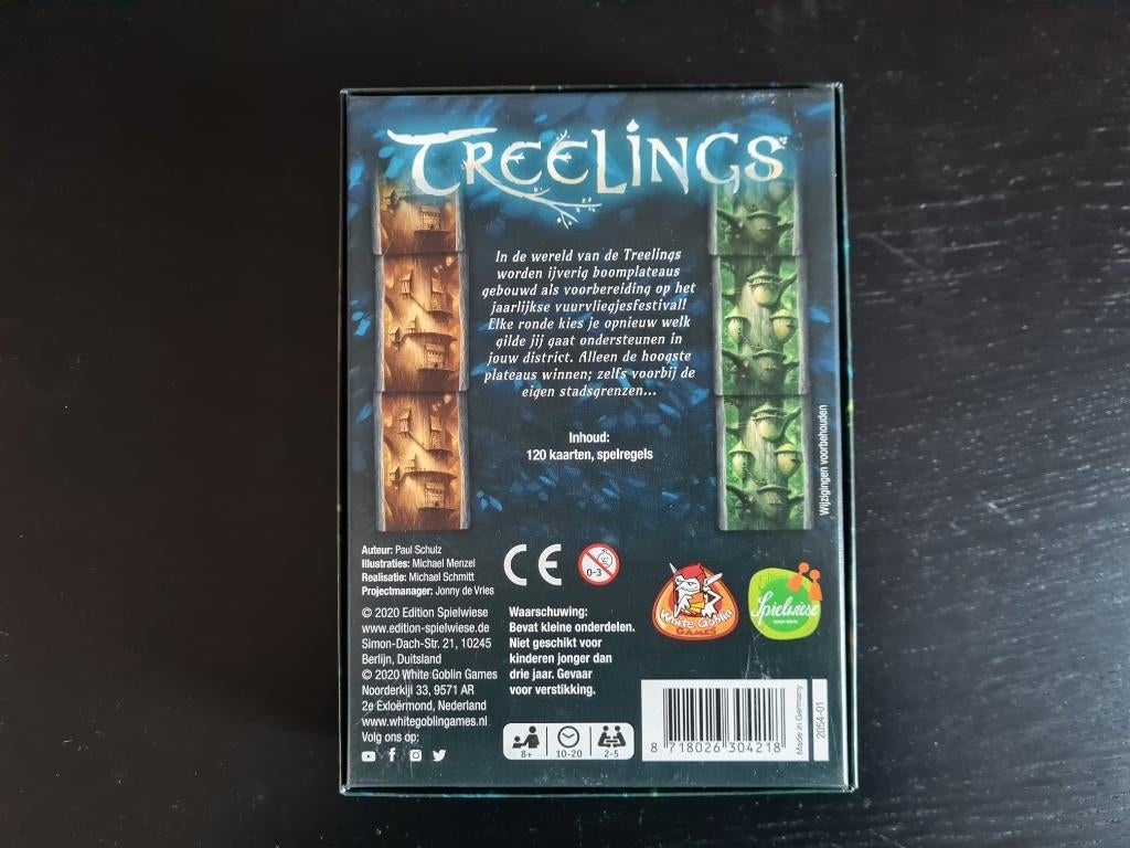 Treelings, Drie of vier spelers, Ophalen of Verzenden, Zo goed als nieuw, White Goblin Games