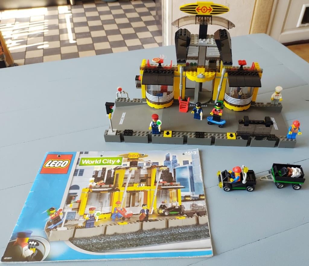 LEGO - Trains - 4513 - Grand Central Station - 2000-2010, Kinderen en Baby's, Speelgoed | Duplo en Lego, Zo goed als nieuw, Lego