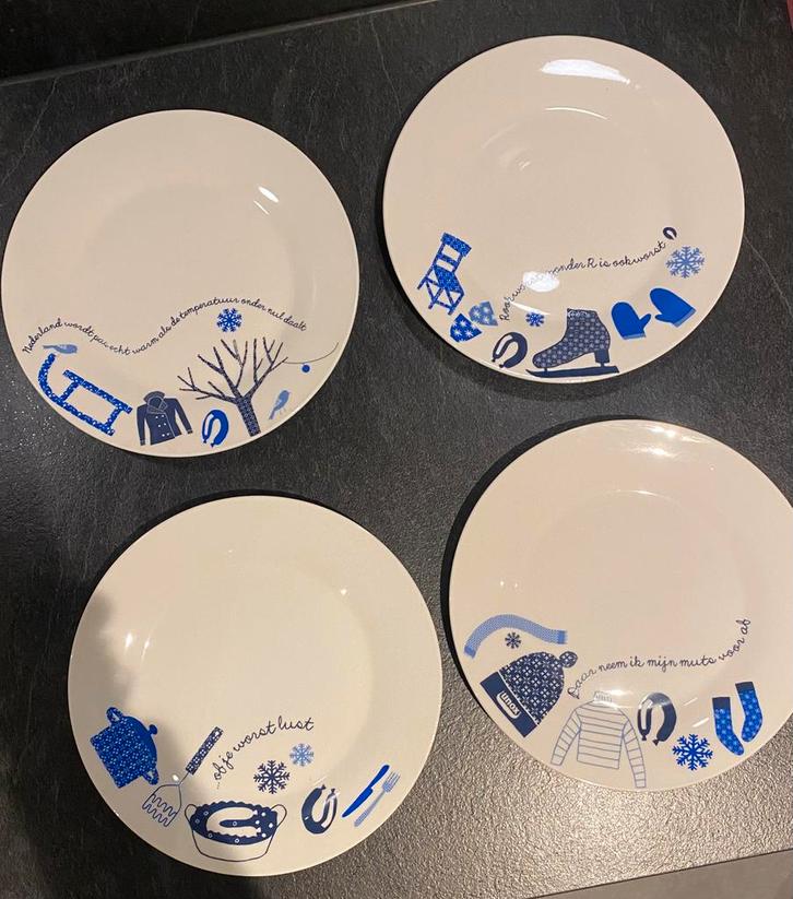 4 unox borden, Huis en Inrichting, Keuken | Servies, Nieuw, Bord(en), Overige stijlen, Aardewerk, Ophalen of Verzenden