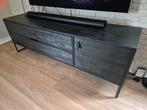 Woood tv meubel matzwart, Huis en Inrichting, Kasten | Televisiemeubels, Ophalen, 150 tot 200 cm, Zo goed als nieuw, Minder dan 100 cm