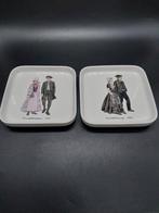 2 gebaksbordjes klederdracht Villeroy & Boch, Ophalen of Verzenden