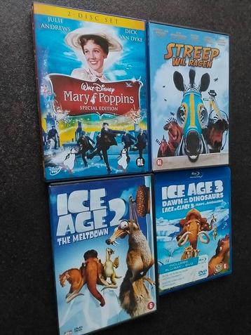 10 Kinder/jeugd  DVD's beschikbaar voor biedingen