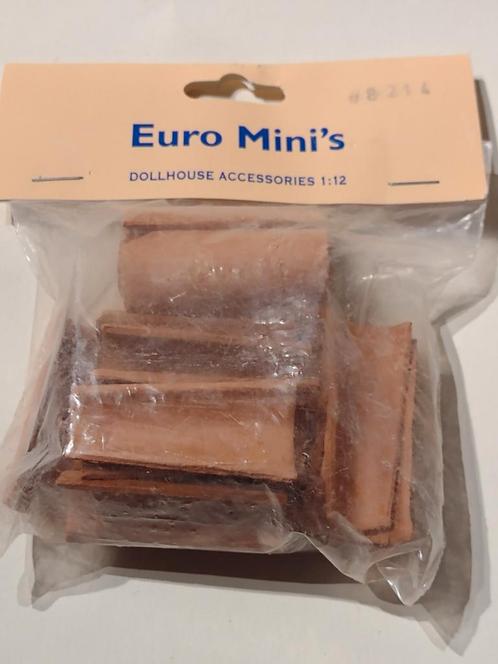 1 zakje  Euro Mini's 8214 terra cotta nokvorsten 1 : 12, Verzamelen, Poppenhuizen en Toebehoren, Nieuw, Overige typen, Ophalen